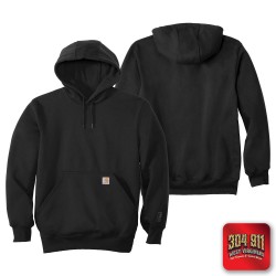 "BLANK" BLACK Carhartt ® Rain Defender ® Paxton Heavyweight Hooded Sweatshirt