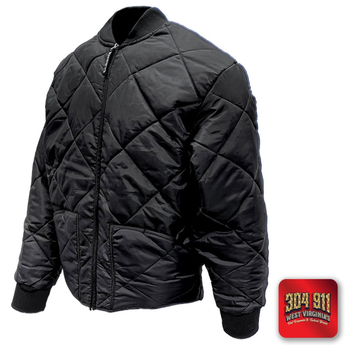 1221BLACKGAMEBLANKUSAMADEQUILTEDJACKET