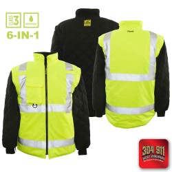 "BLANK" GAME - The 6 in 1 Jacket (NEON LIME)