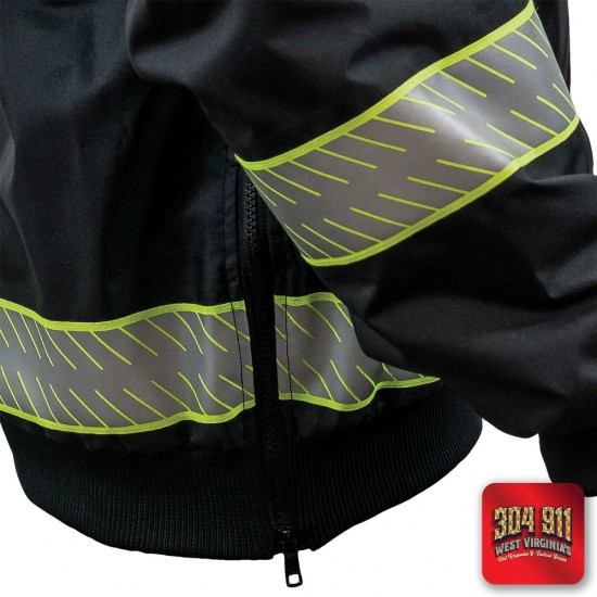 "DEKALB COUNTY FIRE STATION 18" GAME - The G-CLIPSE Line™ Bomber with Hideaway Hood (BLACK)