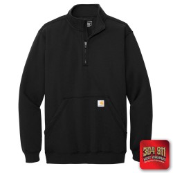 "BLANK" BLACK Carhartt® Midweight 1/4-Zip Mock Neck Sweatshirt