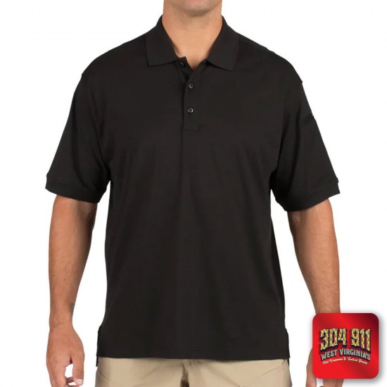 "BLANK" TACTICAL JERSEY SHORT SLEEVE POLO (BLACK)