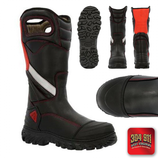 ROCKY CODE RED STRUCTURE NFPA RATED COMPOSITE TOE FIRE BOOT