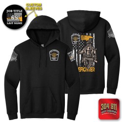 "BELINGTON VOL. FIRE DEPARTMENT - FIREFIGHTER" Gildan® - Heavy Blend™ Hooded Sweatshirt