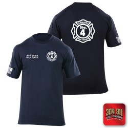 "PHILIPPI VOLUNTEER FIRE DEPARTMENT" 5.11 STATION WEAR SHORT SLEEVE T-SHIRT