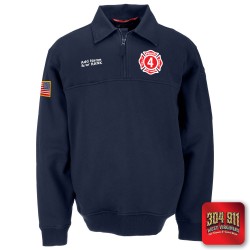 "PHILIPPI VOLUNTEER FIRE DEPARTMENT" 5.11 JOB SHIRT 2.0 WITH CANVAS DETAILS (NAVY)