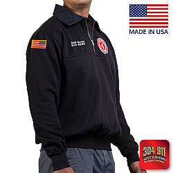 "PHILIPPI VOLUNTEER FIRE DEPARTMENT" GAME - The OG-Firefighter's Job Shirt (NAVY) (USA MADE)