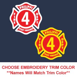 "PHILIPPI VOLUNTEER FIRE DEPARTMENT" (EMBROIDERY) UTILITY SHORT SLEEVE POLO (NAVY)