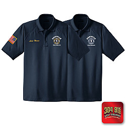 "DANVILLE VOL FIRE DEPARTMENT" (NAVY) (EMBROIDERY) CornerStone® - Select Snag-Proof Tactical Polo