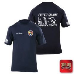 "FAYETTE COUNTY EMERGENCY SERVICES" 5.11 STATION WEAR SHORT SLEEVE T-SHIRT