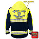"WESTON FIRE DEPARTMENT" GAME - HIGH VIZ RESCUE JACKET PARKA (NAVY)