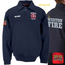 "WESTON FIRE DEPARTMENT" 5.11 JOB SHIRT 2.0 WITH CANVAS DETAILS