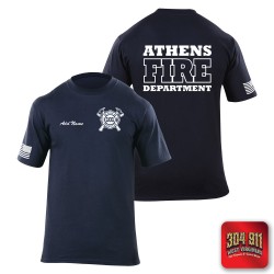 "ATHENS FIRE DEPARTMENT" 5.11 STATION WEAR SHORT SLEEVE T-SHIRT