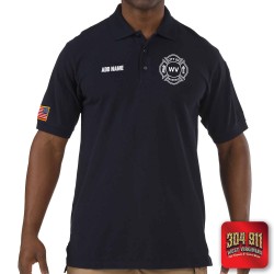 "BLUEFIELD WV FIRE DEPARTMENT" (EMBROIDERY) PROFESSIONAL SHORT SLEEVE POLO