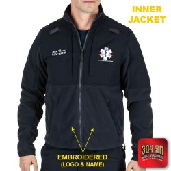 "BLUEFIELD WV RESCUE SQUAD" 3-IN-1 PARKA 2.0 5.11 Tactical (DARK NAVY)