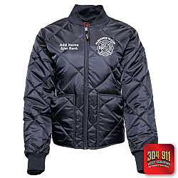 "BLUESTONE VALLEY VOL FIRE DEPT" GAME - The Ladies Fit Bravest Diamond Quilt Jacket (NAVY)