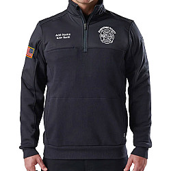 "BLUESTONE VALLEY VOL FIRE DEPT" (NAVY) WATER-REPELLENT JOB SHIRT 2.0