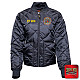 "MONTCALM FIRE DEPARTMENT" GAME - The Ladies Fit Bravest Diamond Quilt Jacket (NAVY)
