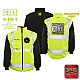 "MONTCALM FIRE DEPARTMENT" GAME - The 6 in 1 Jacket (NEON LIME)