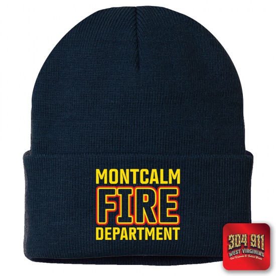 "MONTCALM FIRE DEPARTMENT" (NAVY) Port & Company® - Knit Cap