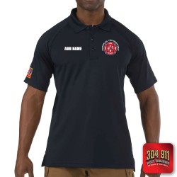 "LINDSIDE VOL FIRE DEPARTMENT" (EMBROIDERY) PROFESSIONAL SHORT SLEEVE POLO
