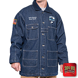 "POCAHONTAS COUNTY EMS" GAME - The Denim Chore Coat (NAVY)