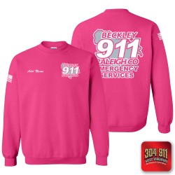 "BECKLEY-RALEIGH COUNTY EMERGENCY SERVICES" HELICONIA GILDAN WORK SWEATSHIRT
