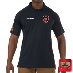 "CLEAR CREEK VOL FIRE DEPARTMENT" (EMBROIDERY) PROFESSIONAL SHORT SLEEVE POLO
