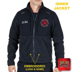 "GHENT FIRE DEPARTMENT" 3-IN-1 PARKA 2.0 5.11 Tactical (DARK NAVY)