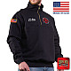 "GHENT FIRE DEPARTMENT" GAME - The Firefighter's Zip Turtleneck Job Shirt (NAVY) (USA MADE)