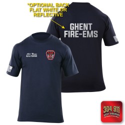 "GHENT VOL FIRE DEPT" 5.11 STATION WEAR SHORT SLEEVE T-SHIRT