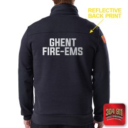 "GHENT VOL FIRE DEPT" (NAVY) WATER-REPELLENT JOB SHIRT 2.0