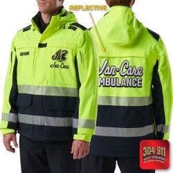 "JAN-CARE AMBULANCE" (REFLECTIVE PRINT) RESPONDER HI-VIS PARKA 2.0 5.11 Tactical (DARK NAVY)