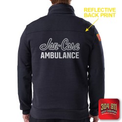 "JAN-CARE AMBULANCE" (NAVY) WATER-REPELLENT JOB SHIRT 2.0