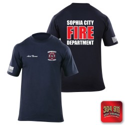 "SOPHIA CITY FIRE & EMS" 5.11 STATION WEAR SHORT SLEEVE T-SHIRT
