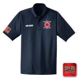 "PIPESTEM VOL FIRE DEPARTMENT" (EMBROIDERY) CornerStone® - Select Snag-Proof Tactical Polo (NAVY)