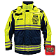 "ADRIAN VOL FIRE DEPT" GAME - HIGH VIZ RESCUE JACKET PARKA (NAVY)