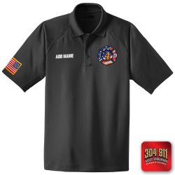 "BANKS DISTRICT FIRE DEPT" (EMBROIDERY) CornerStone® - Select Snag-Proof Tactical Polo (CHARCOAL)