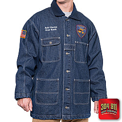 "BRENTON VOLUNTEER FIRE DEPARTMENT" GAME - The Denim Chore Coat (NAVY)