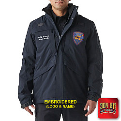 "BRENTON VOLUNTEER FIRE DEPARTMENT" 3-IN-1 PARKA 2.0 5.11 Tactical (DARK NAVY)