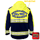 "COAL MOUNTAIN VOLUNTEER FIRE DEPARTMENT" GAME - HIGH VIZ RESCUE JACKET PARKA (NAVY)