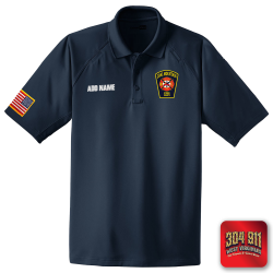 "COAL MOUNTAIN VOLUNTEER FIRE DEPARTMENT" (EMBROIDERY) CornerStone® - Select Snag-Proof Tactical Polo (NAVY)