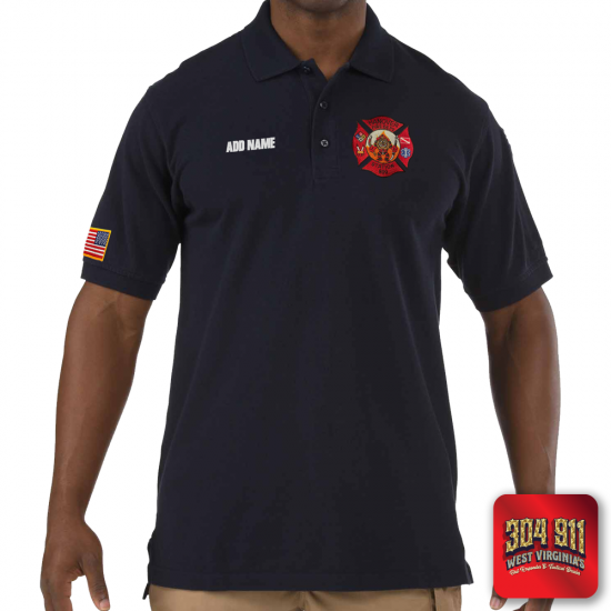 "HANOVER VOL FIRE DEPT" (NAVY) PROFESSIONAL SHORT SLEEVE POLO