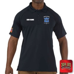 "MULLENS FIRE DEPARTMENT" (EMBROIDERY) PERFORMANCE SHORT SLEEVE POLO TECH