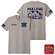 "MULLENS FIRE DEPARTMENT" (LT.GREY) Next Level Apparel® Adult CVC Sueded Tee
