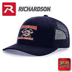 "OCEANA FIRE RESCUE" NAVY RICHARDSON 112 | TRUCKER HAT