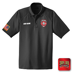 "UPPER LAUREL FIRE-RESCUE" (CHARCOAL) (EMBROIDERY) CornerStone® - Select Snag-Proof Tactical Polo