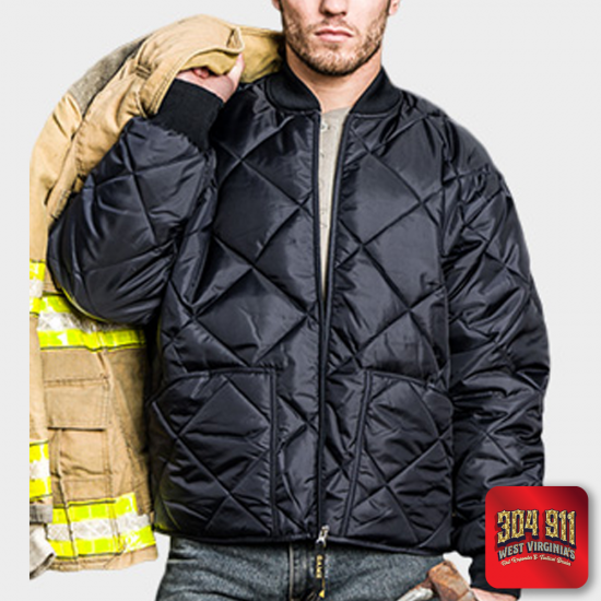 "DEKALB COUNTY FIRE STATION 18" GAME - The Bravest Jacket (NAVY)