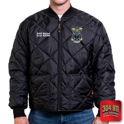 "DEKALB COUNTY FIRE RESCUE STATION 9" GAME - The Bravest Jacket (NAVY)