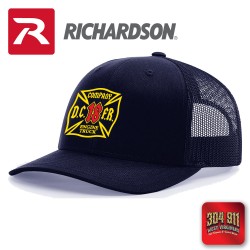 "DEKALB COUNTY FIRE STATION 18" NAVY RICHARDSON 112 | TRUCKER HAT